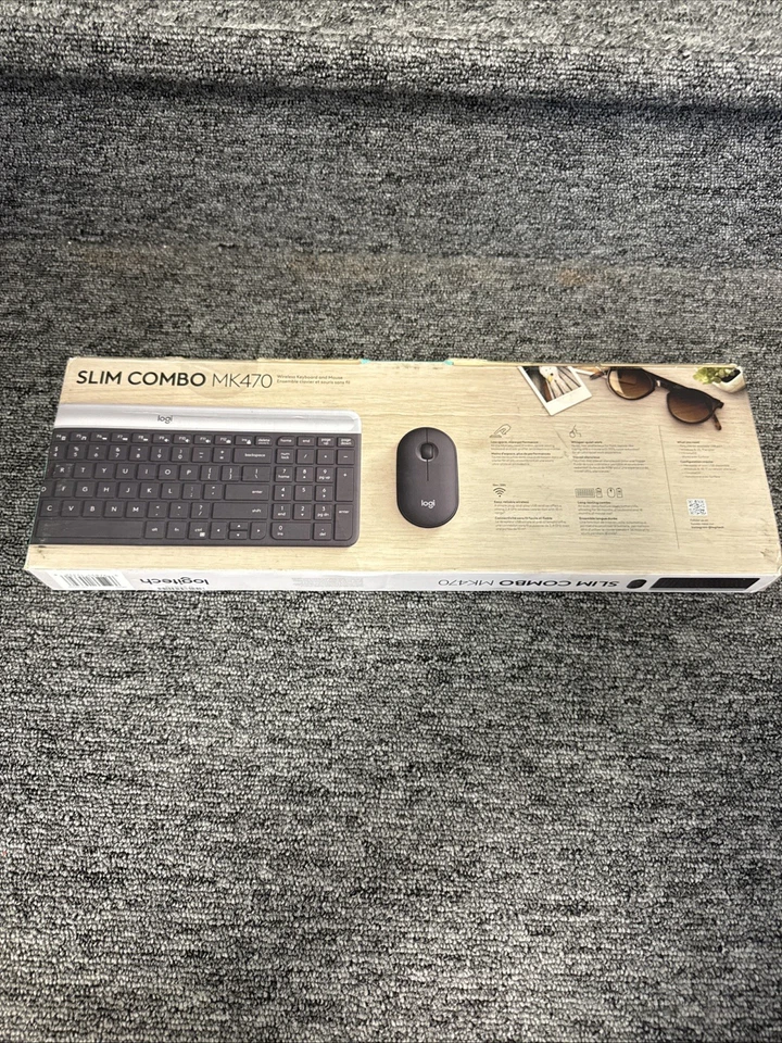 Logitech MK470 Slim Wireless Keyboard & Mouse Combo - Black And Graphite *NEW* - Image 4 of 4