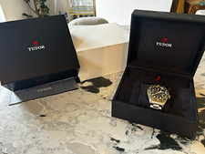 TUDOR Black Bay Harrods 41mm Diver Auto Green Bezel Black Dial Box Papers