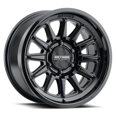 Method Race Wheels MR323 17x8.5 +0 Gloss Black 8x165.1 8x6.5 (QTY 4)