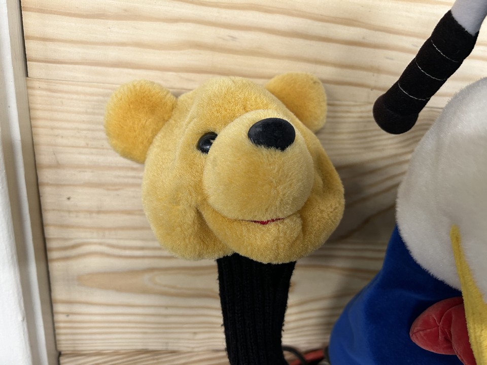 3 Vintage Disney Golf Club Head covers Pooh, Pluto, Donald eBay