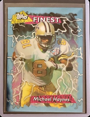 Michael Haynes - 1995 Topps Finest Football #95
