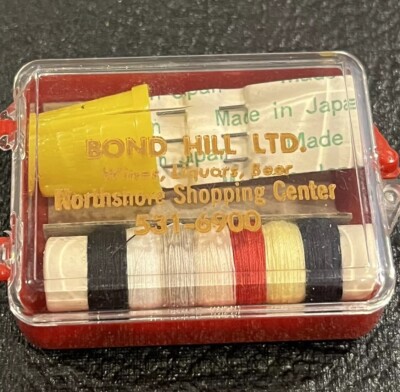 Bond Hill Ltd. Wines Liquors And Beer Sewing Kit Northshore Shopping Center NY