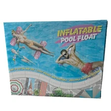 Inflatable Swimming Pool Water Hammock Summer Beach Float Floating Lounge Bed