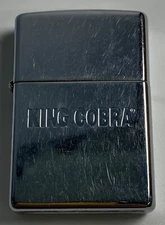 RARE VINTAGE XII COLT FIREARMS KING COBRA 357 MAGNUM ZIPPO LIGHTER