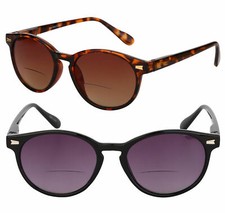 The Brilliance Polarized Round Frame Bifocal Sunglasses for Men and Women