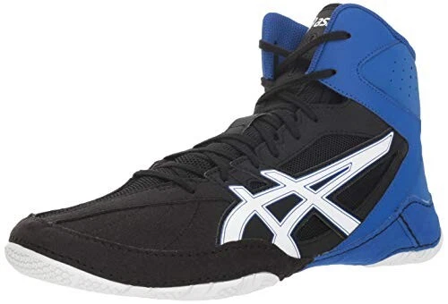 Asics Cael V8.0 1081A002.002 Sneakers Uomo 8 Nero Blu Scarpe da Lotta RHS3056