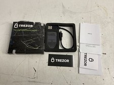 Trezor One Cryptocurrency Hardware Wallet Black Bitcoin Wallet - New