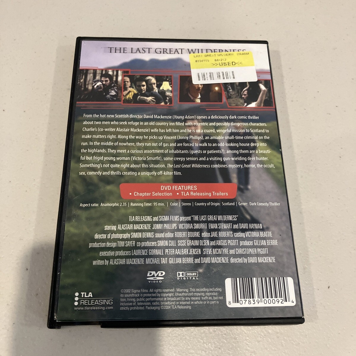 The Last Great Wilderness Dvd Movie 2002 In A Blockbuster