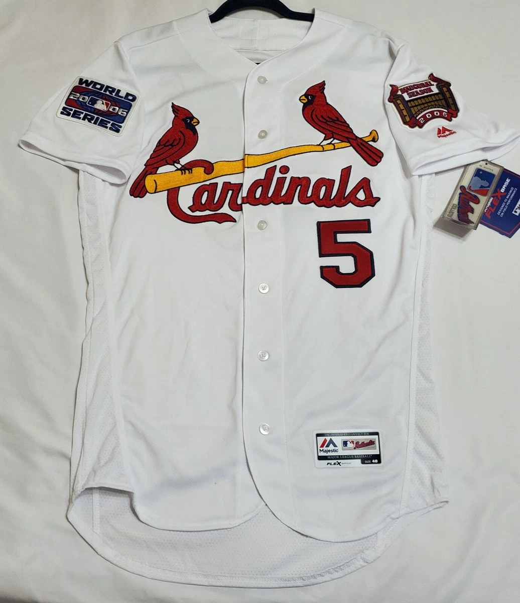 St. Louis Cardinals Majestic Cool Base MLB Baseball Jersey Mens size Small