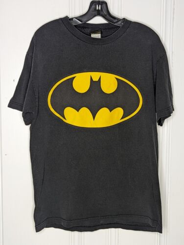 DC Comics Batman Logo Embroidery' Gildan Ultra Cotton Adult T