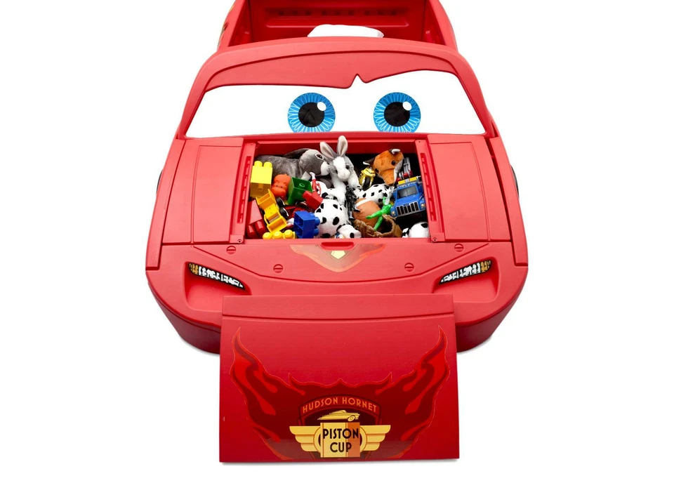 Disney Pixar Cars Lightning McQueen Toddler-To-Twin Bed With Built In Toy Box - Image 4 of 4
