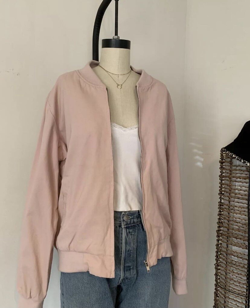 Brandy Melville Bomber Jacket pink Gem