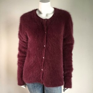plum cardigan sweater