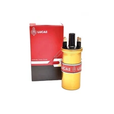 JAGUAR E-TYPE GENUINE LUCAS DLB105 12 VOLT IGNITION SPORTS COIL FAST POSTAGE