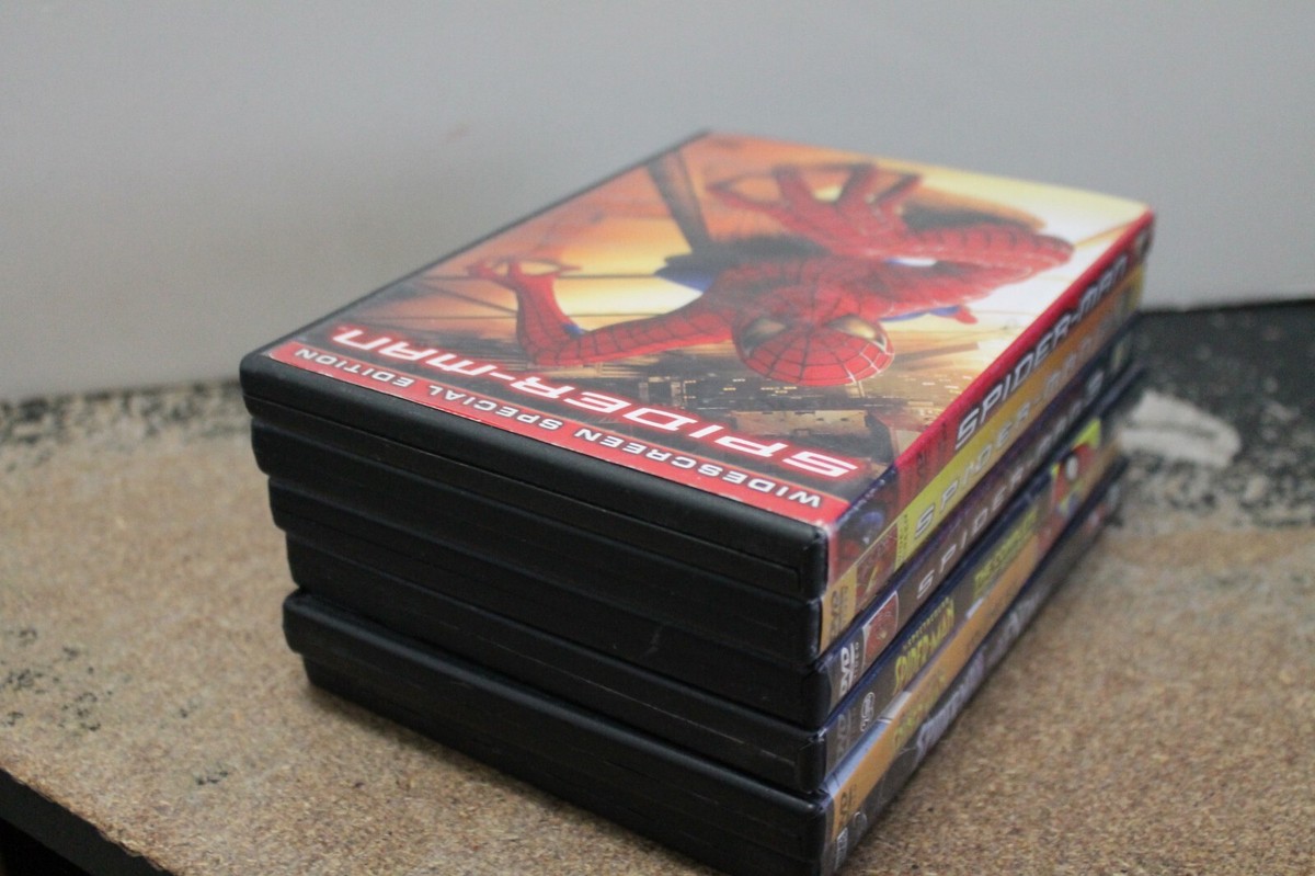 6 Spider-Man DVDs--Venom saga; complete first season; +4