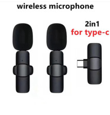 Microphone Cravate 2 Sans Fil Pour Android/USB-C réduction du bruit microphone