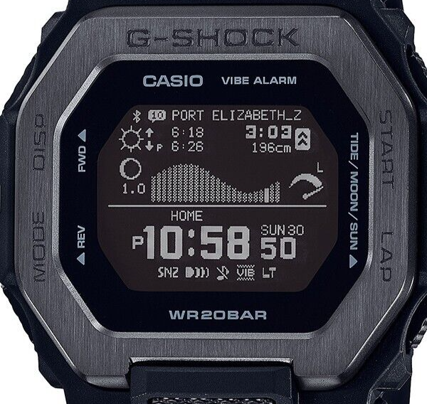 CASIO G-SHOCK GBX-100NS-1JF G-LIDE Bluetooth Tide Graph Moon CASIO G-SHOCK GBX-100NS-1JF G-LIDE Bluetooth Tide Graph Moon