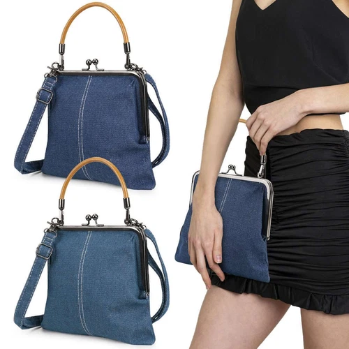 Women Denim Handbag Shoulder Lady Crossbody Bag Tote Messenger Satchel Purse