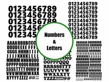 90 Numbers 50 Letters Vinyl Stickers Self-Adhesive Card Making Craft Scrapbook