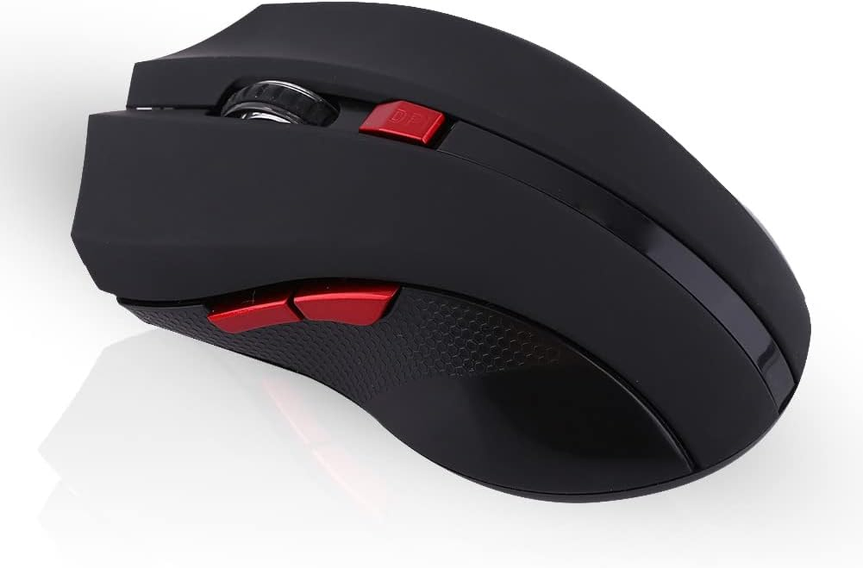 2.4G 6-Key 2400DPI Adjustable Gaming Mouse with USB and Long Battery Life-image