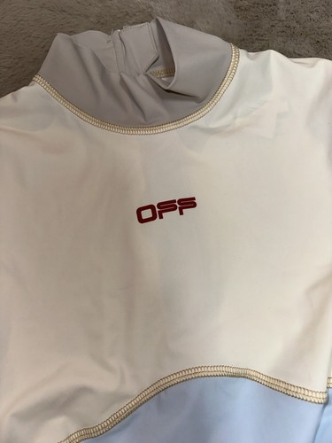 NWT OFF-WHITE BODYSUIT, TOP, ARROW, LONG SLEEVE, HIGH NECK, ITALY, SIZE MEDIUM - Bild 2 von 14
