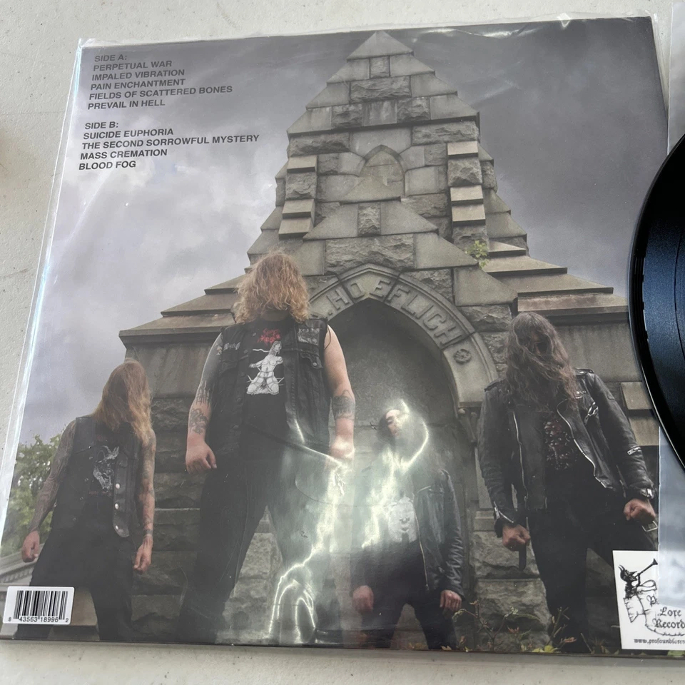 Pissgrave Suicide Euphoria & Posthumous Humiliation 2025 Repress Black Vinyl - Image 2 of 4