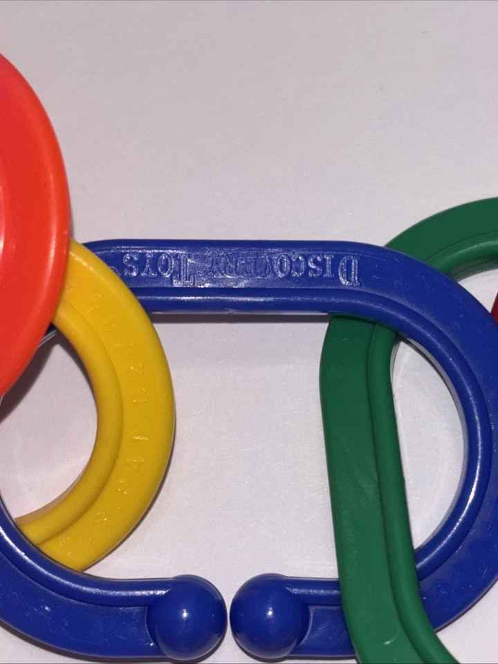 Discovery Toys Vintage Aprendizaje Boomerangs Lote De 69 Colores Brillantes Juguete Multiuso Foto 3 de 4