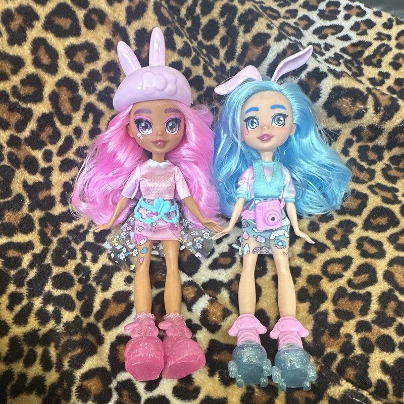 My Melody Sanrio 6in Fashion Dolls Lot of 2 Bunny Hats Outfits Shoes