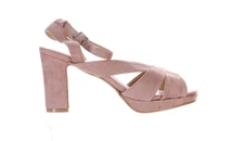Katliu Womens Xzp008 Pink Ankle Strap Heels EUR 38 (7695254)