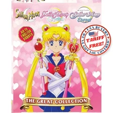 Sailor Moon DVD Complete Collection English Dub Series (Season 1-6+4 Movies)