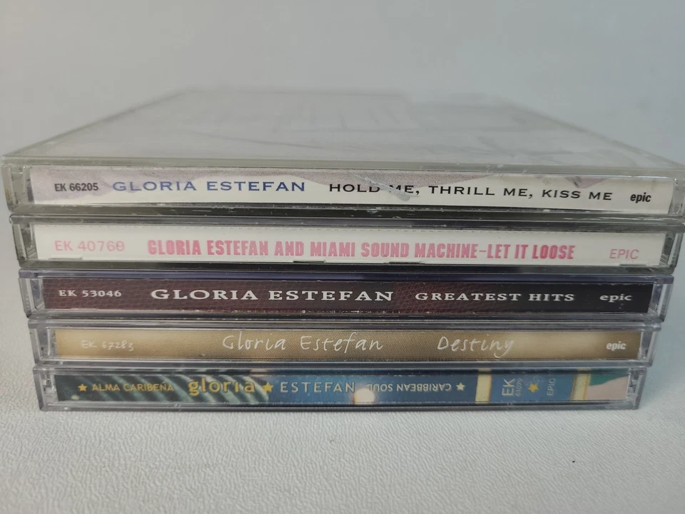 Lot 5 Gloria Estefan CDs Miami Sound Hold Me Loose Hits Destiny Soul *AS IS* Foto 3 de 3