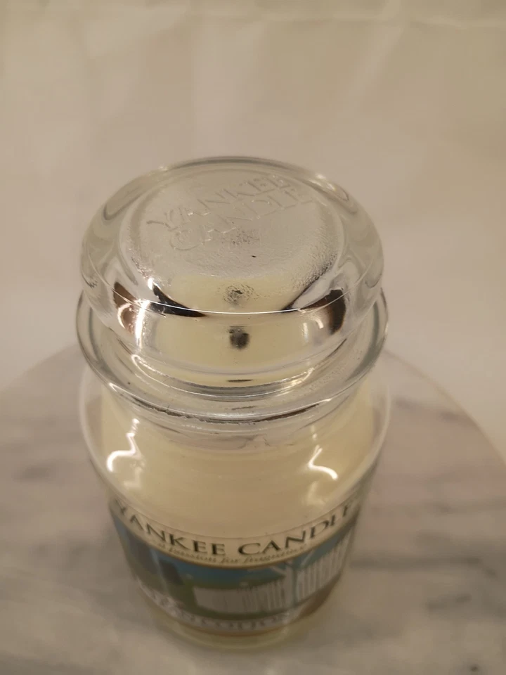 Yankee Candle Black Label CLEAN COTTON 22oz Jar Large Discontinued - Image 3 of 4