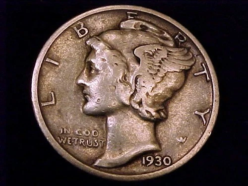 1930-S Mercury Dime, Fine Grade