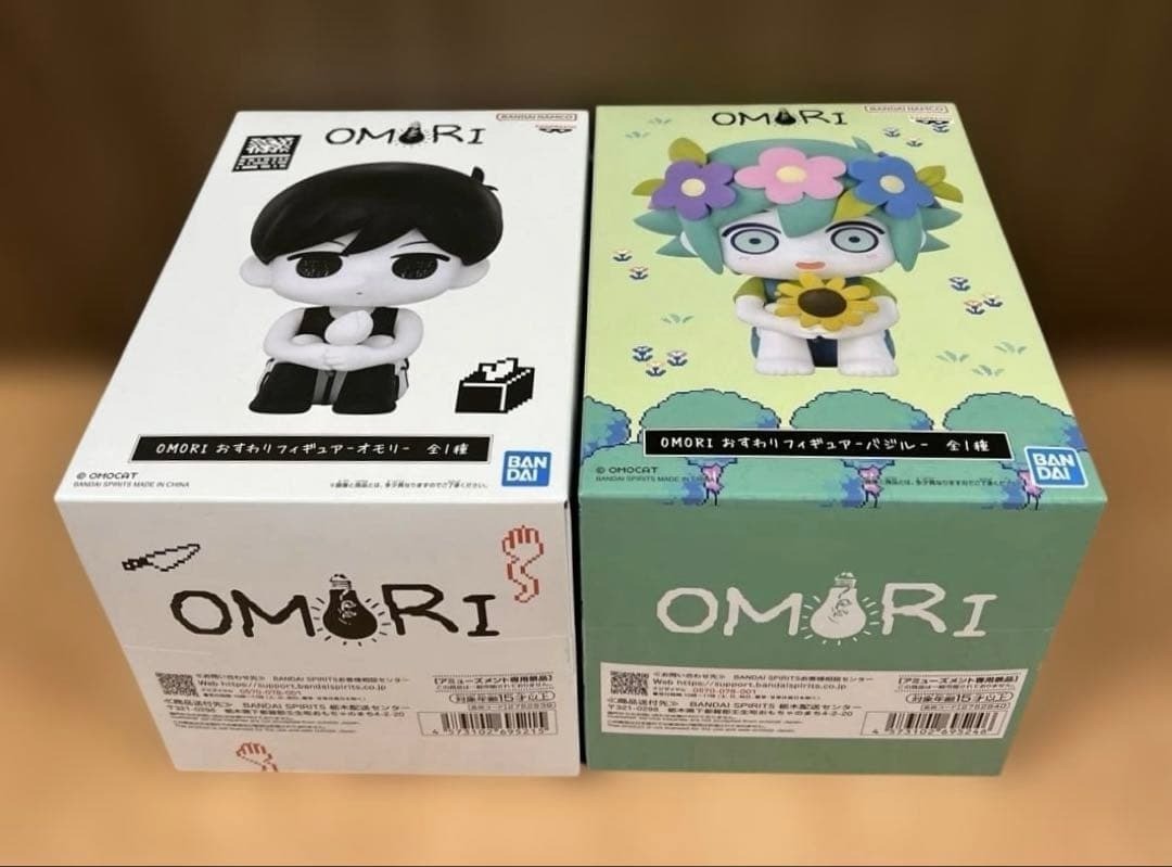 OMORI Osuwari Figure Omori & Basil Set H 4.3 inch Horror Game | eBay