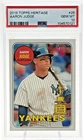 2018 Topps Heritage #25 Aaron Judge PSA 10 GEM MT – New York Yankees Sharp Slab