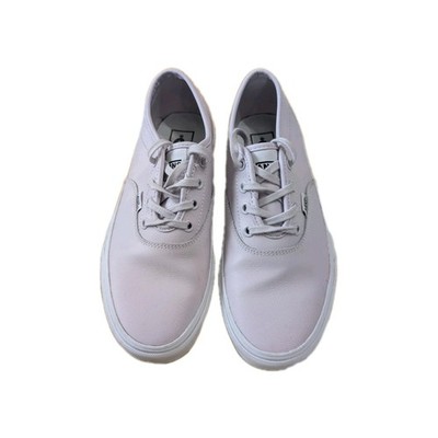 Vans Authentic Classic Sneakers Women's 8.5M Orchid Purple Leather Lace-up 
