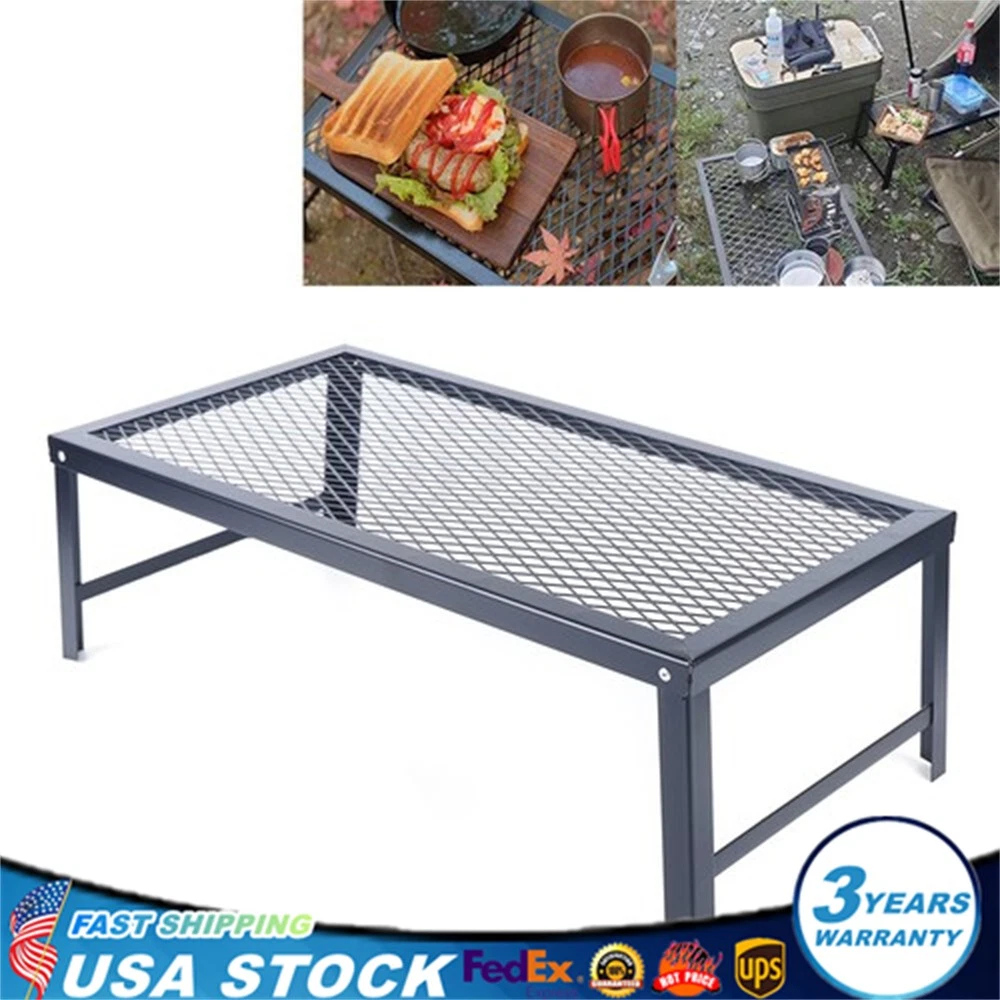 Foldable Camping Grill Fire Pit Grate Campfire Cooking Portable Stand Equipment
Opens in a new windo