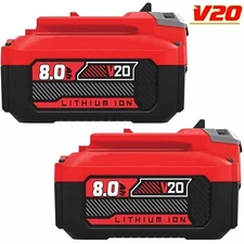8.0Ah Li-ion Battery For Craftsman V20 20Volt MAX CMCB204 CMCB202 CMCB201 3.8Ah