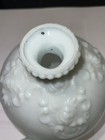 1950s Westmoreland Glossy White Pressed Milk Glass Embossed Barbers  Decanters — photo 6