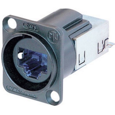 Neutrik NE8FDY-C6-B EtherCon  RJ45 CAT6 Einbaubuchsen NE8FDY-C6-B Buchse, Einbau