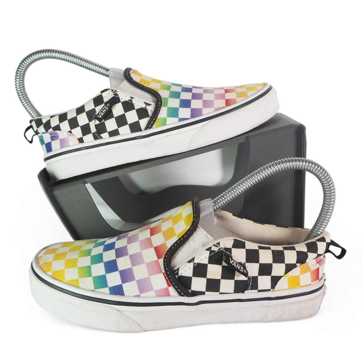 Vans Asher Checkerboard Slip On Vans Rainbow Vans Classic Slip-on