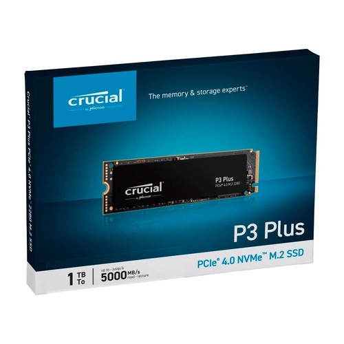 Disque SSD interne Crucial P3 Plus 1 To M.2 2280 SSD PCIe 4,0x4 NVMe - Photo 5/5