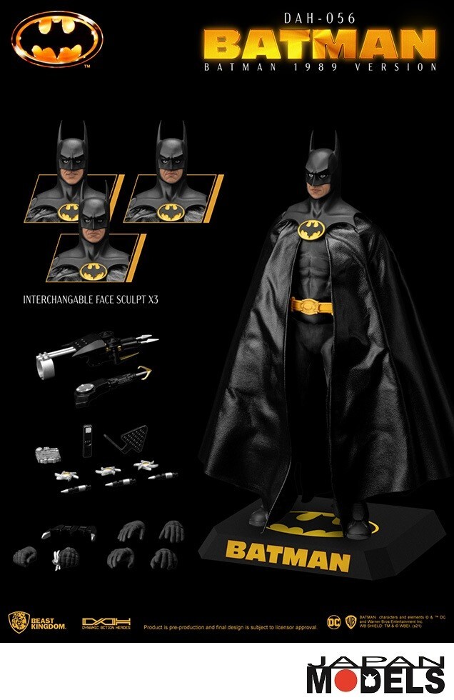 Batman 1989 Michael Keaton Tim Burton Action Figure - Doll Beast Kingdom 21Cm