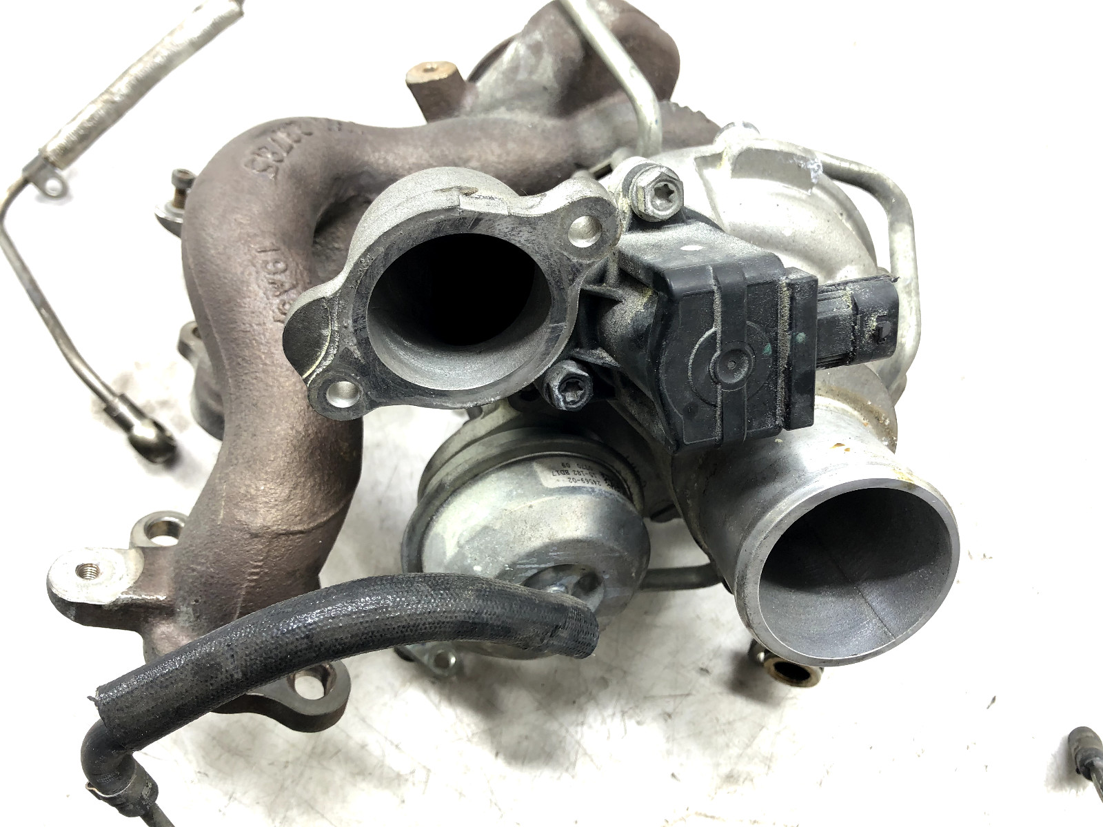 2014-2020 MASERATI QUATTROPORTE 3.0L AWD LEFT DRIVER TURBOCHARGER OEM 80K.