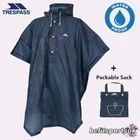ADULTS WATERPROOF RAIN PONCHO MENS COVER HOOD SHELL CANOPY PACKABLE EMERGENCY