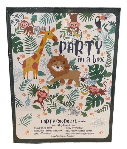 Party In A Box 43 Piece BirthdayParty Goods Set, 6 Varieties, Sealed in Box, New - Picture 18 of 26