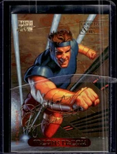 1994 Fleer Marvel Masterpieces Hildebrandt #72 Meanstreak GOLD SIGNATURE