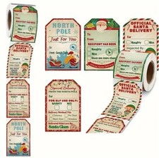 200 Assorted Vintage Chirstmas Labels
