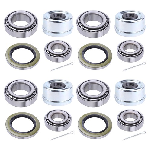 4-Pack Trailer Hub Wheel Bearings 25580 14125A Seal 2.250'' 5200-7000lb Axles - Picture 19 of 22