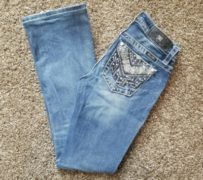 Miss Me Womens Size 26 28x32 Low Rise 